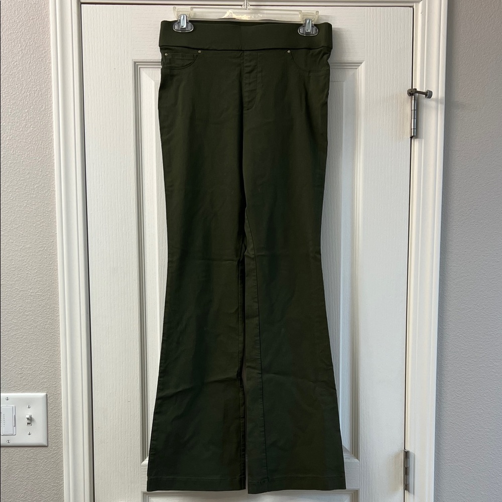 Olive Green Flared INC Pants